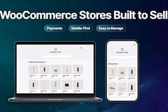 build a woocommerce online store that sells
