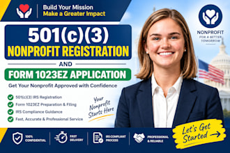 do 501c3 nonprofit registration and form 1023ez application