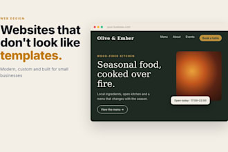 design a modern professional website