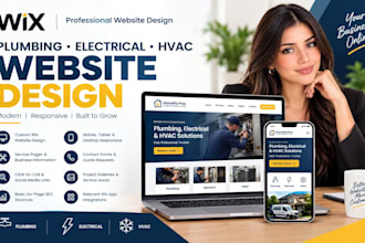 do wix website for plumbers, electricians and hvac companies