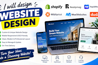 design shopify readymag rapidweaver wildapricot moxiwebsites duda website design