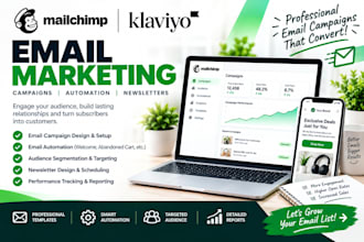 do email marketing mailchimp and klaviyo email automation