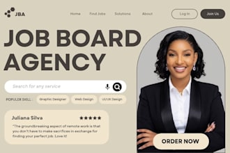 build recruitment website, job board website and staffing agency website pro