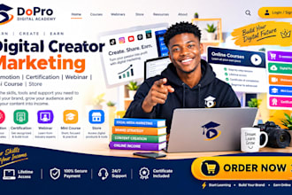 do promotion certification webinar mini course store digital creator marketing