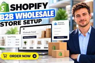 setup shopify b2b wholesale store with custom pricing and registration