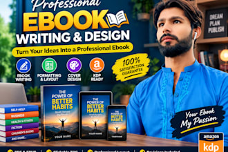 write and design a professional ebook for amazon KDP