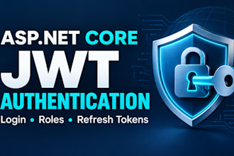 add jwt authentication and role based access to your asp net core API