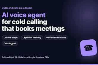 build an ai voice agent for cold calling that books meetings