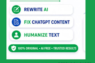 humanize ai content, proofread, and edit documents