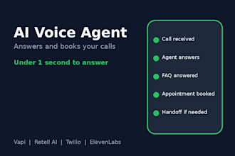 build an ai voice agent that answers and books your calls