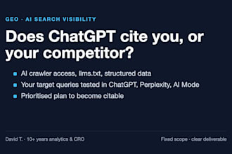 audit your visibility in chatgpt and ai search