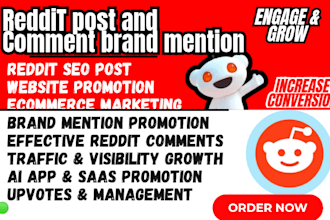 reddit SEO and GEO comment online course business web app followers blog post