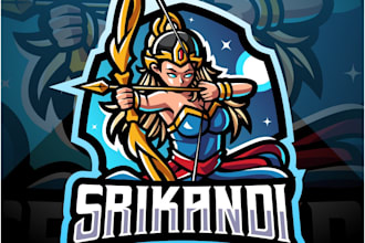 design eye catchy unique srikandi logo