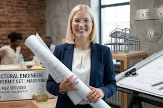 structural engineer full permit set civil engineer mep massachusetts,ohio permit