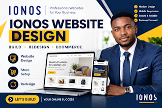 build ionos website, ionos website redesign, ionos, design ionos ecommerce store