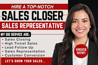 be sales closer salesperson sales representative commission based sales closer