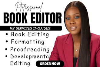 do book proofreading and book editing