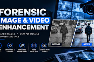 enhance forensic images and cctv video footage