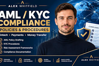 create aml and kyc policies for fintech and money transfer businesses