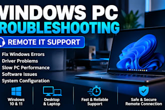 troubleshoot and fix computer and windows problems remotely