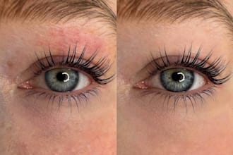 do natural photo retouching for lash and brow artists