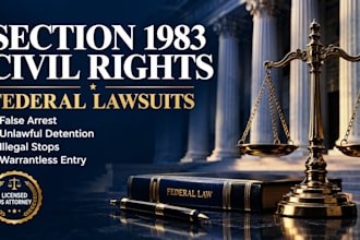 draft an unlawful detention and 14th amendment civil rights lawsuit complaint