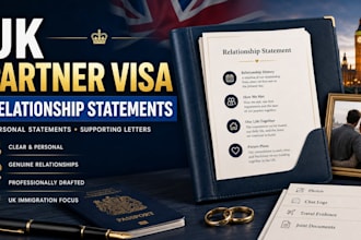 draft partner visa relationship statements for UK applications