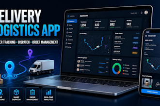 build delivery dispatch courier logistics app driver tracking order management