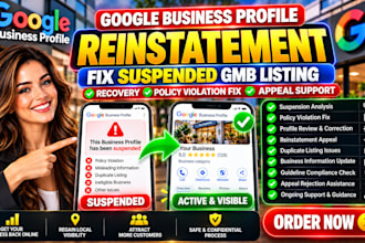reinstate suspended google business profile gmb listing fix policy violation gbp