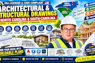create architectural and structural drawings in north carolina, south carolina