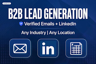 b2b lead generation from linkedin sales navigator