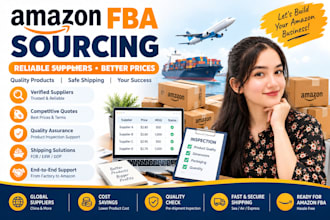 be your professional sourcing agent to find alibaba suppliers for amazon