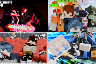 create a minecraft thumbnail