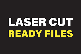 create vector files for laser cutting and engraving