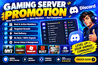 promote your fivem server and gaming discord community