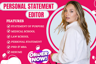 do law school personal statement, medical school, phd and mba resume