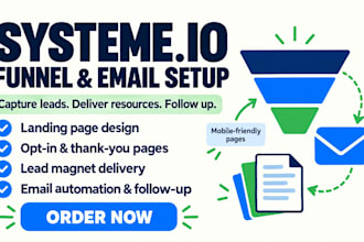 build systeme io sales funnel systeme io website landing page email automation