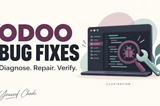 diagnose and fix odoo errors and module bugs