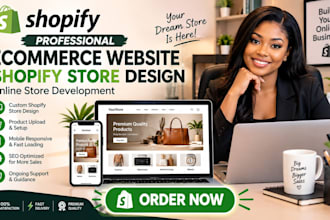 build professional ecommerce website shopify store design online store develop