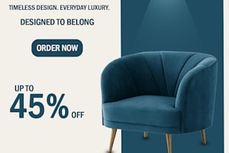 design professional product advertising posters