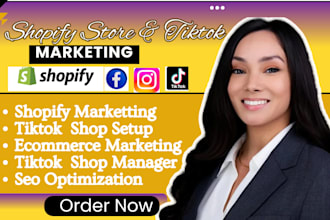 boost shopify sales with store audit, meta ads, affiliate tiktok shop approval