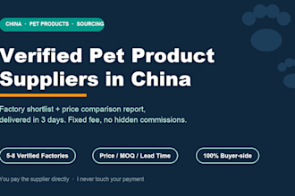 pet product sourcing agent