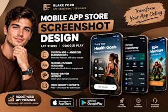 redesign aso app screenshots for clear features cleaner store graphics iphone