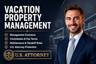prepare your vacation rental property management agreement