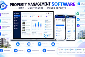 build property management platform with rent collection and maintenance
