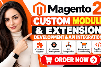 develop magento 2 custom modules extension api integration ecommerce automation