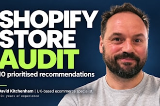audit your shopify shop and offer conversion improvements