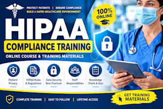 create hipaa compliance training materials