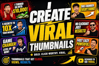 design viral youtube thumbnails