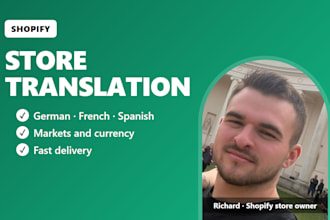 translate and localize your shopify store to german, french, spanish